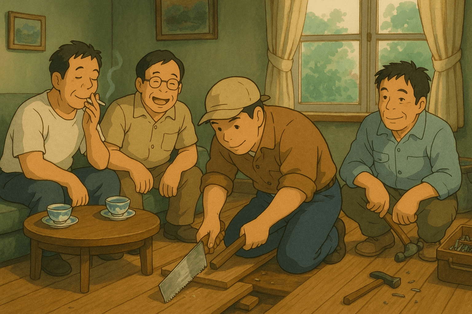临街的窗