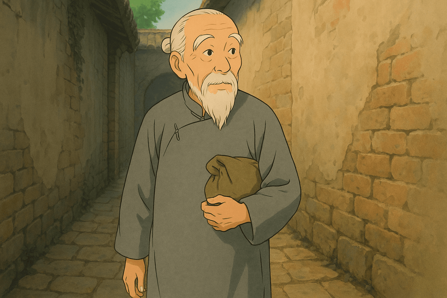 长衫老者