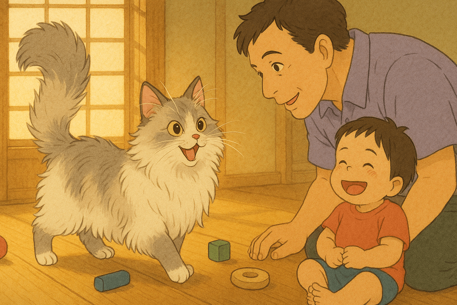猫儿相伴看流年
