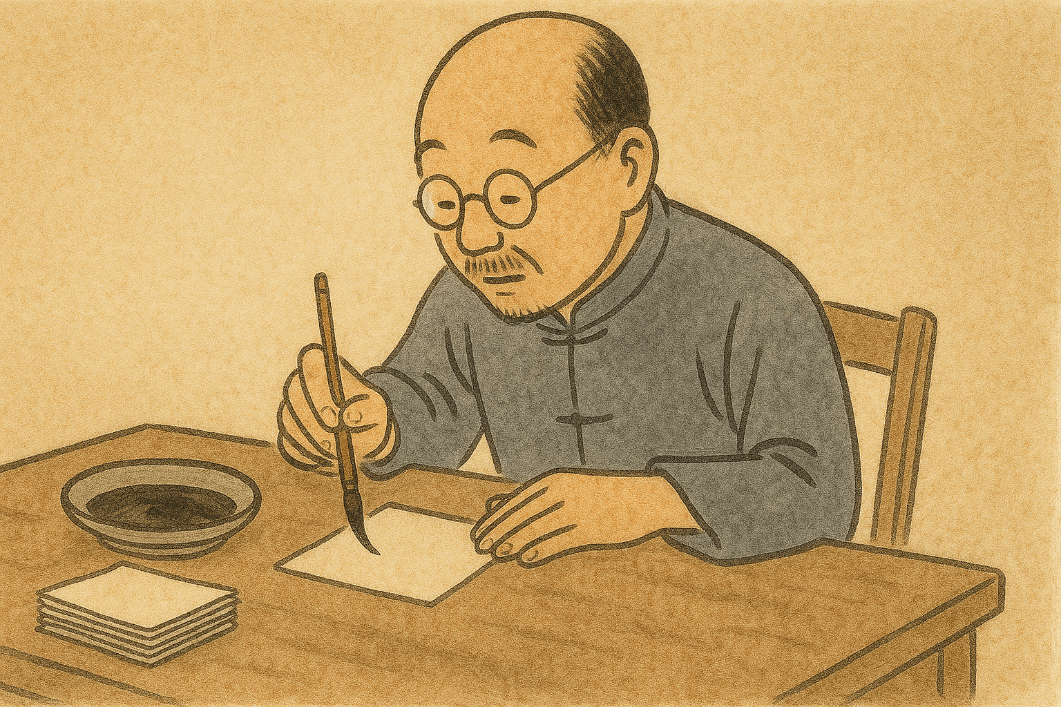 回忆父亲丰子恺：父亲的外公纸