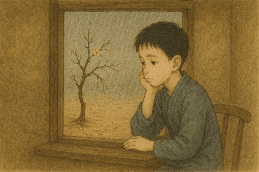 一棵小桃树