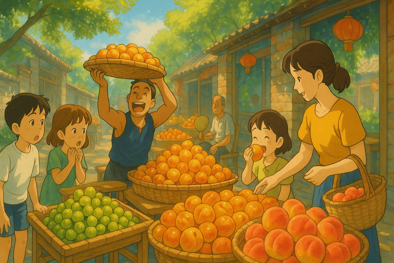 段落深度仿写：老舍写夏天一