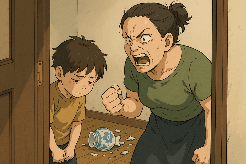 她生气了