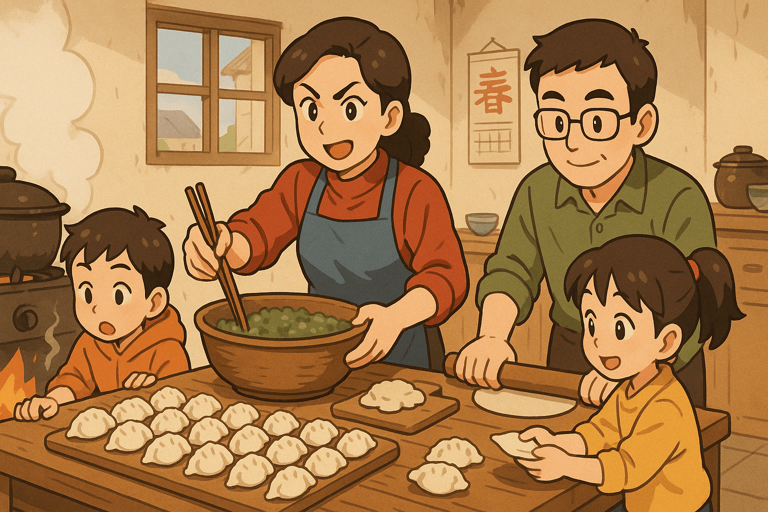 花边饺