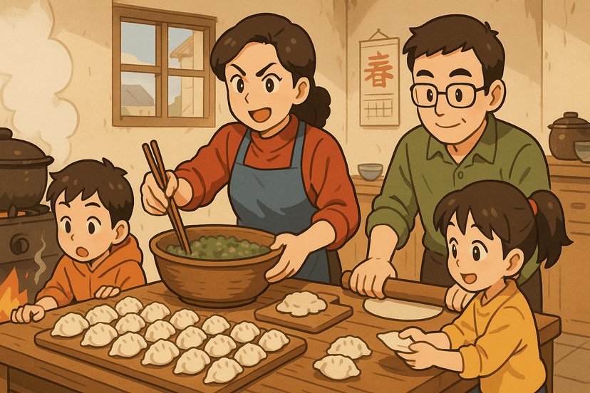 花边饺